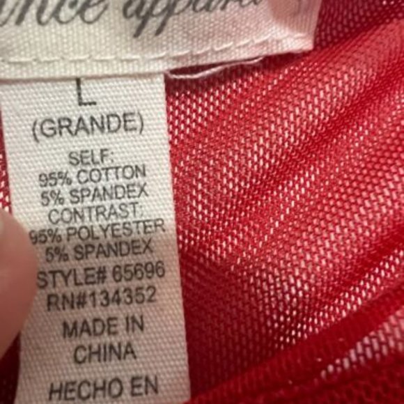 Ambiance Apparel Long Sleeve Shirt Size Large NWOT - Picture 5 of 6